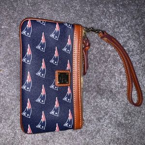Dooney and Bourke Patriots Wristlet